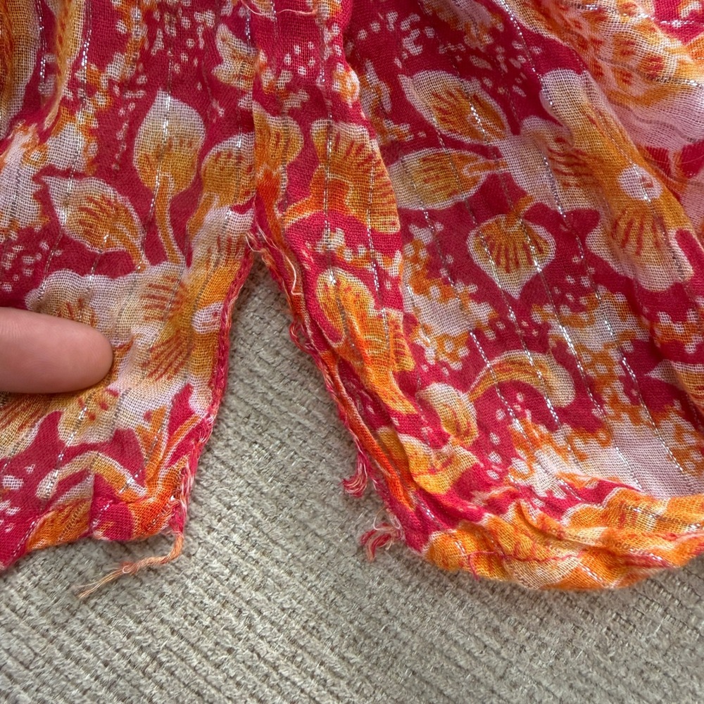 Anthropologie Strapless Floral Lagenlook‎ Harem Jumpsuit Size S Hippie Festival - Picture 12 of 13